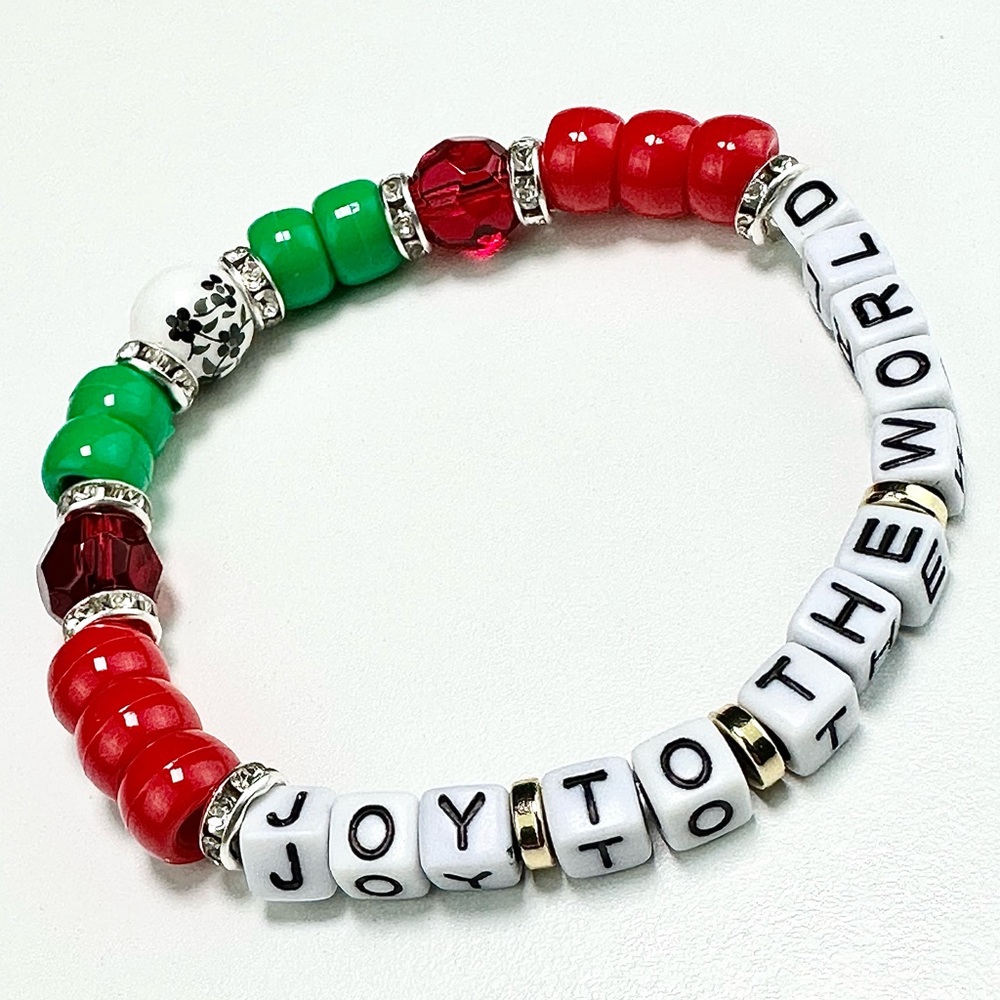 Joy to the world bracelet